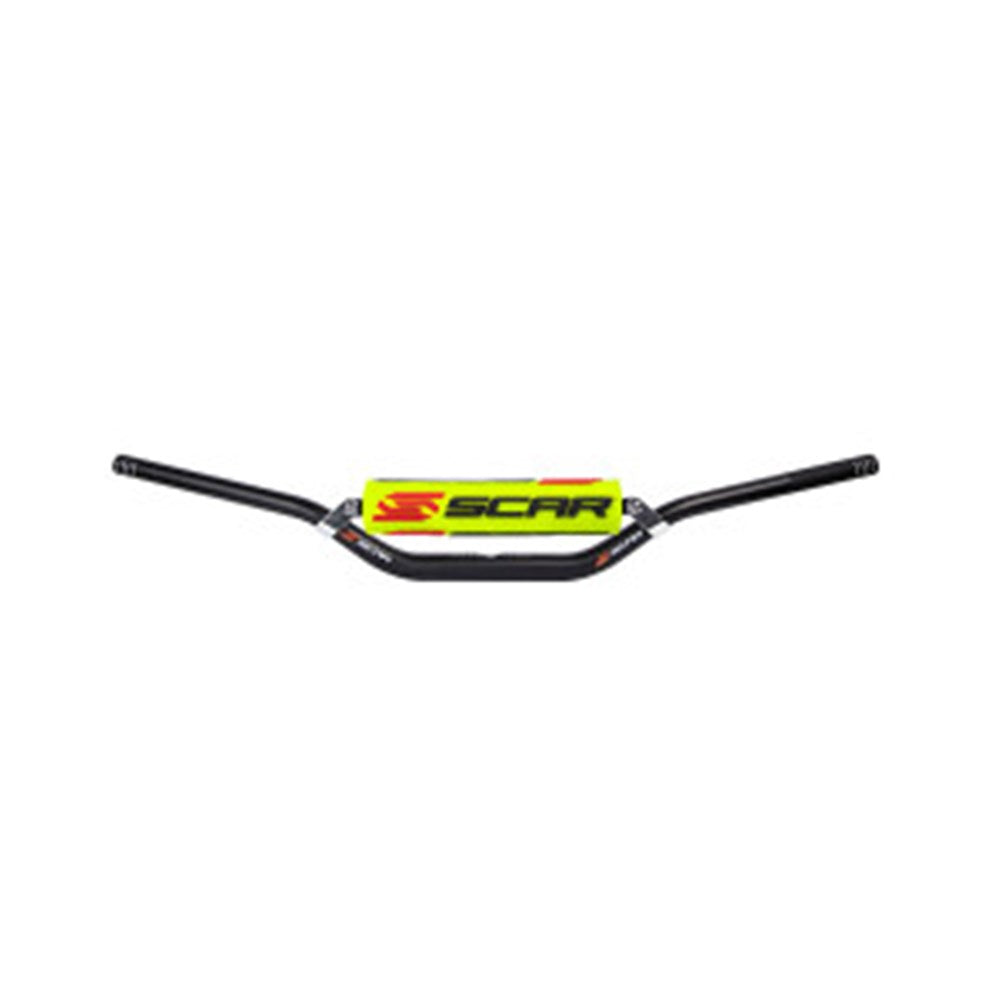 SCAR S2 7/8 H/BAR HIGH BAR BLK / PAD YEL