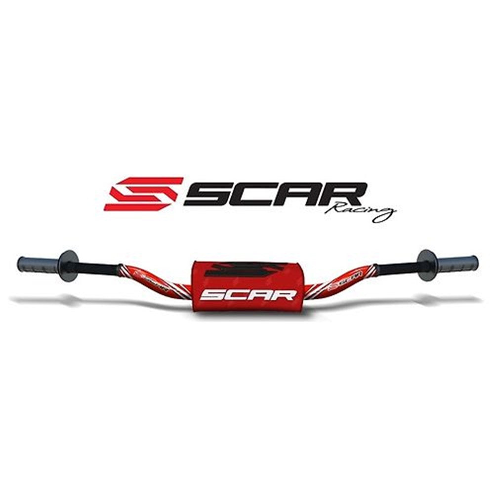 SCAR O2 H/BAR COLOR O28,6 (1 1/8”) VILLOPOTO/STEWART BAR RED / PAD RED