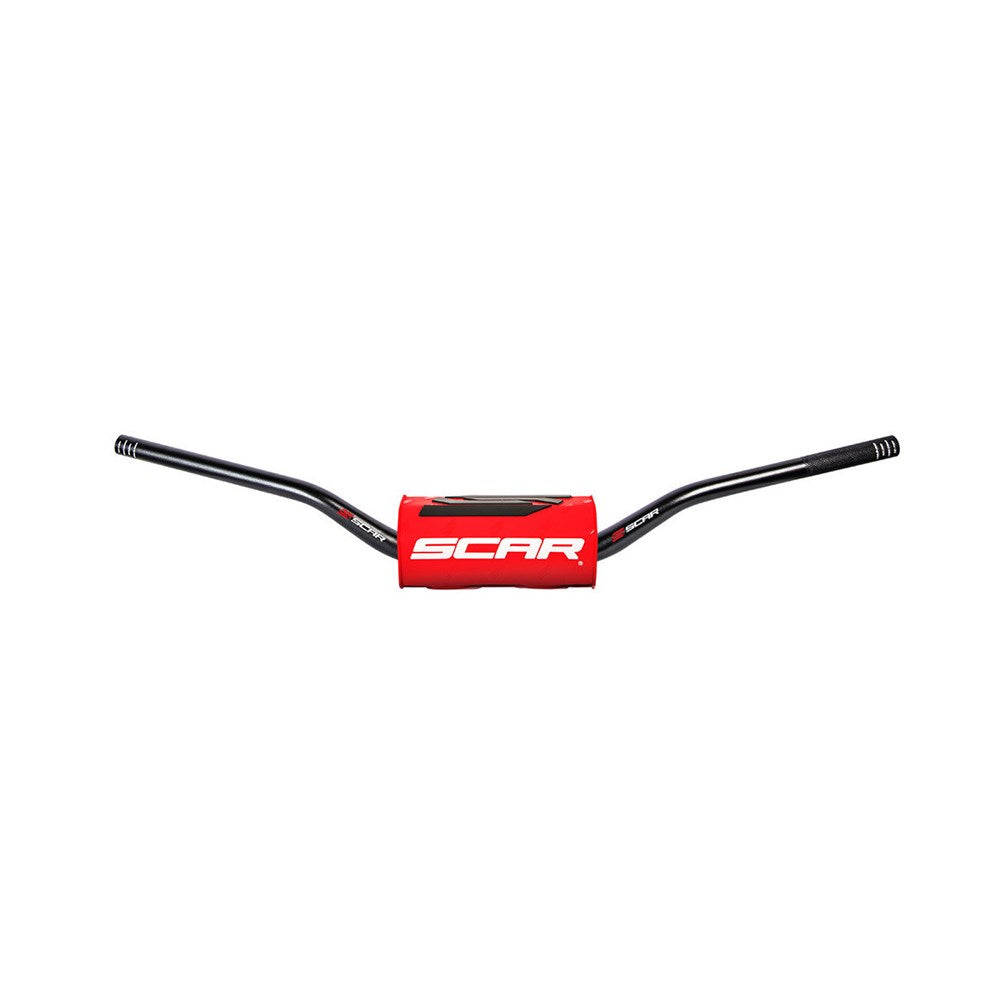 SCAR O2 H/BAR TAPERED MCGRATH/SHORT KTM BAR BLK / PAD RED