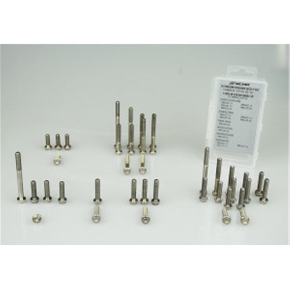 SCAR TITANIUM ENGINE BOLT KIT HONDA CRF250R 2018-2021 - 48 PIECES