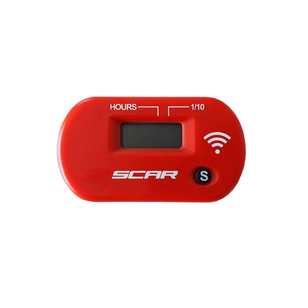 SCAR WIRELESS HOUR METER RED