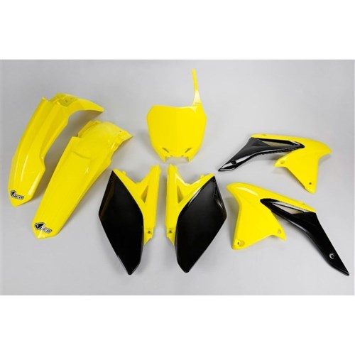 #UFO RMZ250 10-18 PLASTICS KIT (2010 OEM) (WILL BECOME SUKIT411FE999)