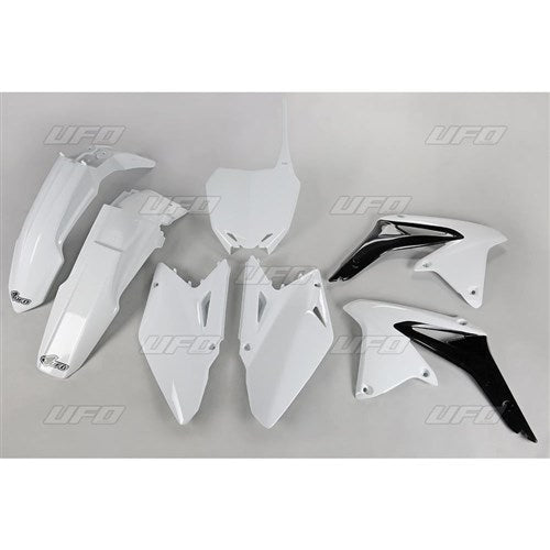 #UFO SUZUKI RMZ450 08-17 PLASTICS KIT (WHT)