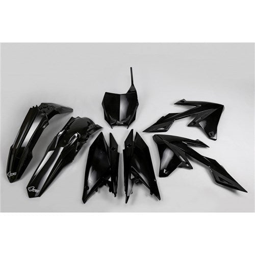 /UFO SUZUKI RMZ250 19-22/RMZ450 18-22 PLASTICS KIT (BLK) (WILL BECOME SUKIT418FE001)