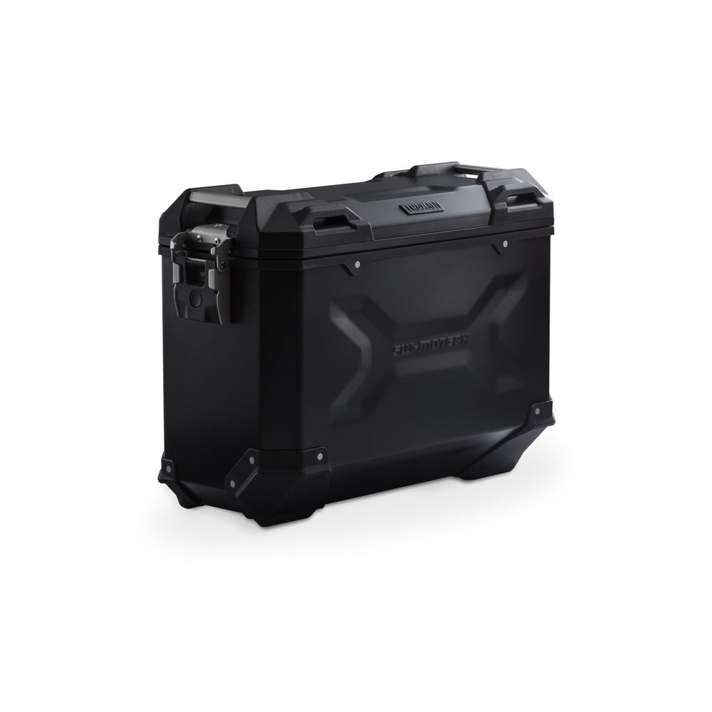 TRAX ADV M. Side case. Aluminum. 37 l. Left. Black. (ALK.00.733.11000L/B)
