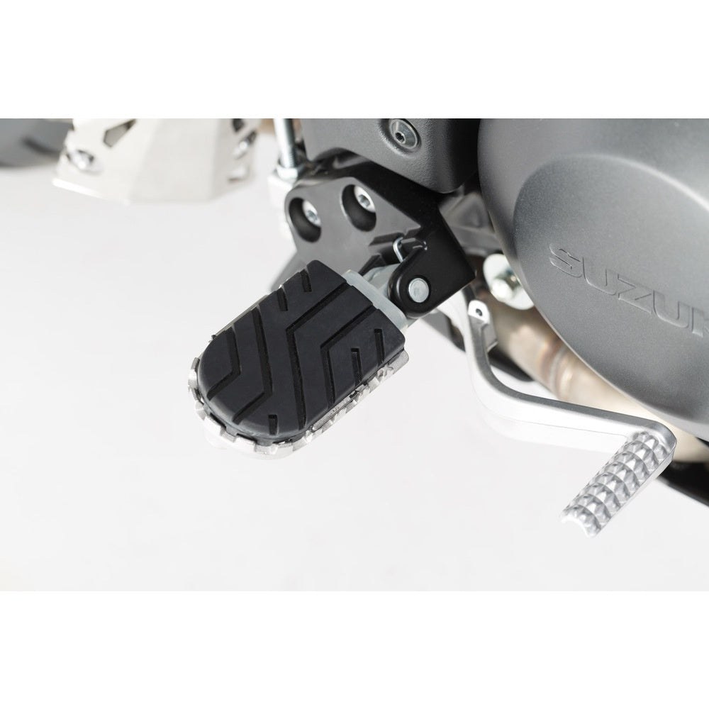 ION footrest kit. Silver. Aprilia, BMW, Suzuki models. (FRS.05.011.10002/S)