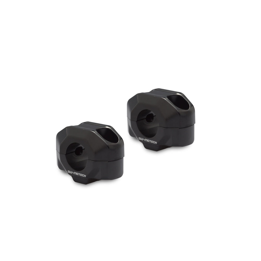 Bar riser for diam 22 mm handlebar. H=15 mm. Black. (LEH.00.039.22001.15/B)