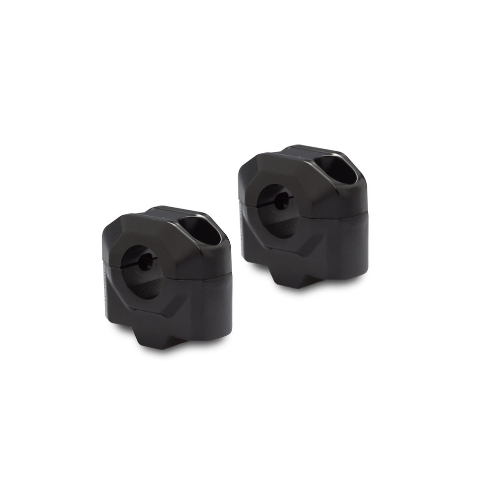 Bar riser for diam 22 mm handlebar.H=25 mm. Black.(LEH.00.039.22001.25/B)