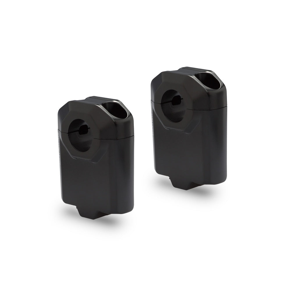 Bar riser for diam 22 mm handlebar. H=50 mm. Black. (LEH.00.039.22001.50/B)