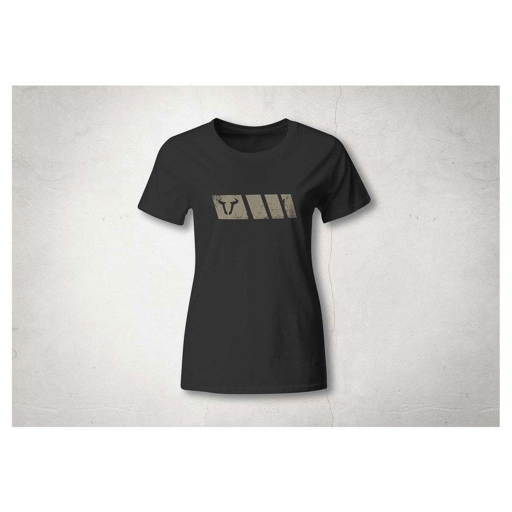 T-Shirt.Legend Gear. Black. Women. Size L.(WER.BKL.010.L.10001)