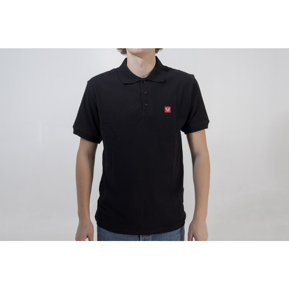 Polo shirt. Core Line. Black. Men. Size L. (WER.BKL.031.L.10000)