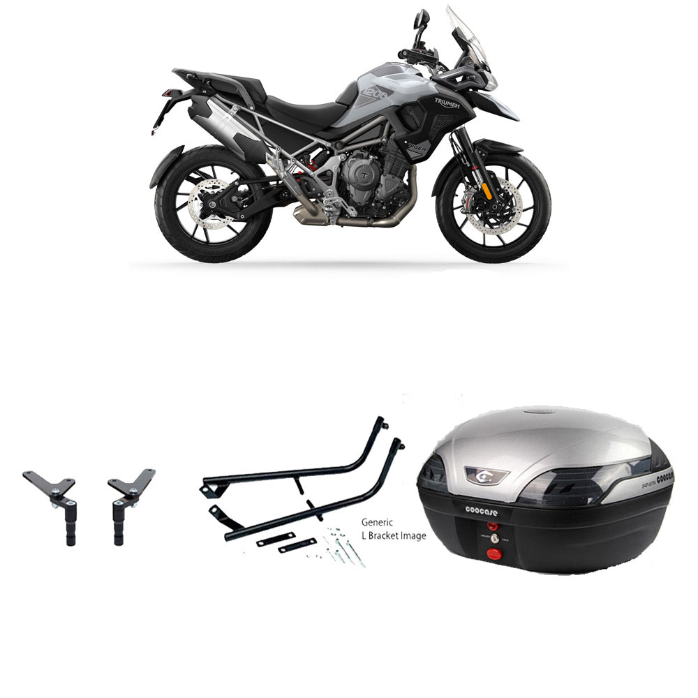 S48 Astra Silver Topbox Kit 1200 TIGER ALL VARIANTS 22-25 - T054S48BPSIL