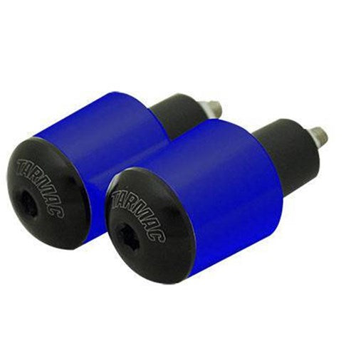 TARMAC BAR ENDS TAPERED SMOOTH 35MM LONG BLUE