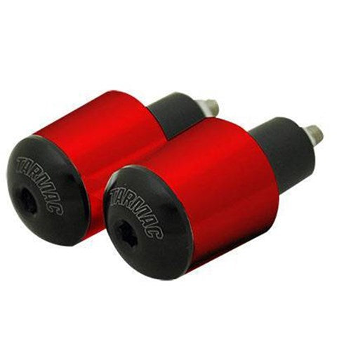 TARMAC BAR ENDS TAPERED SMOOTH 35MM LONG RED