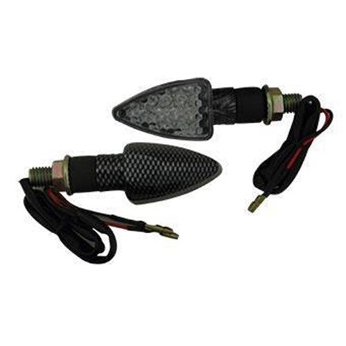 TARMAC INDICATORS SERIES 003 LED CARBON - PAIR