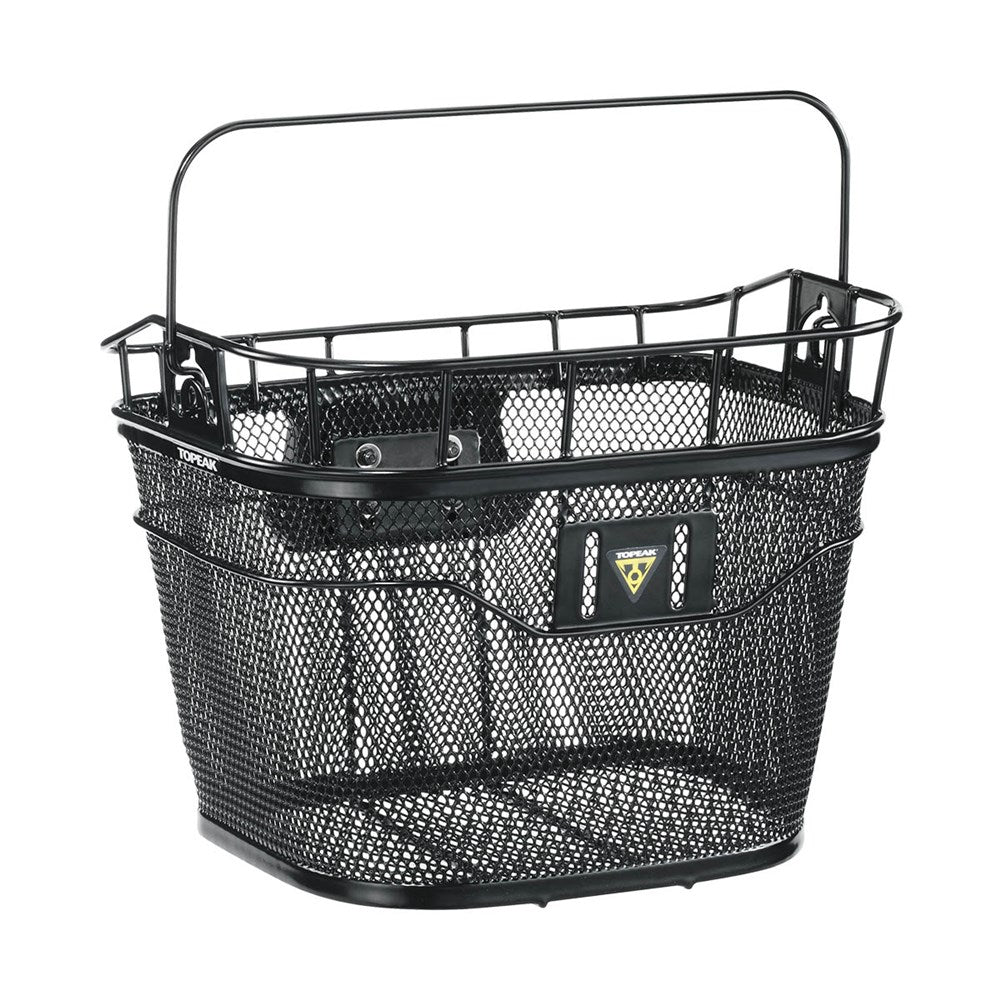 TOPEAK BASKET FRONT WITH FIXER 3 BLACK