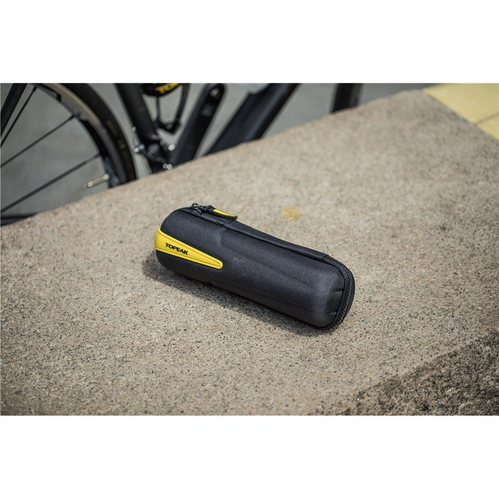 TOPEAK CAGEPACK XL BLACK W/YELLOW STRAP #