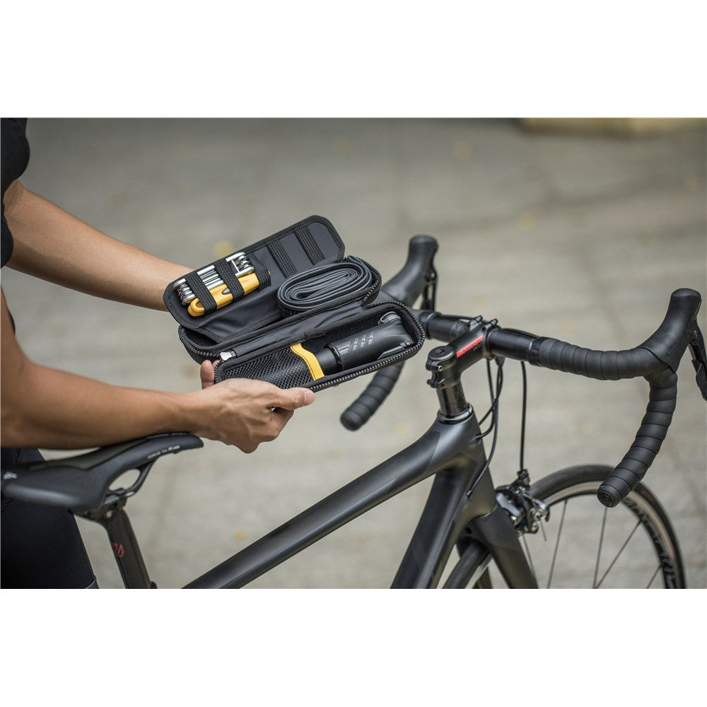 TOPEAK CAGEPACK XL BLACK W/YELLOW STRAP #