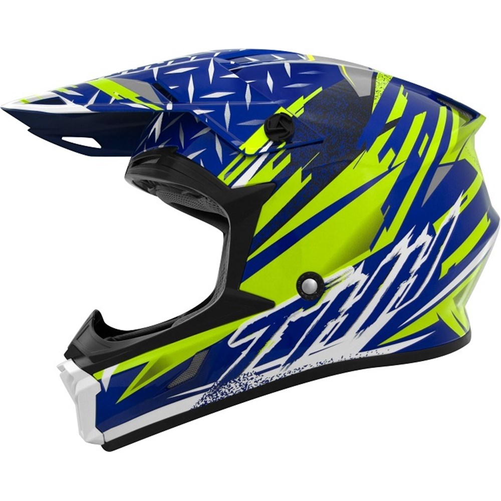 THH T710X YOUTH ASSAULT MATT BLU/YEL (XL) [ONC01] #