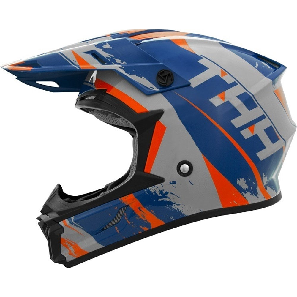 THH T710X YOUTH RAGE MATT BLU/ORG (SM) [ONC01] #