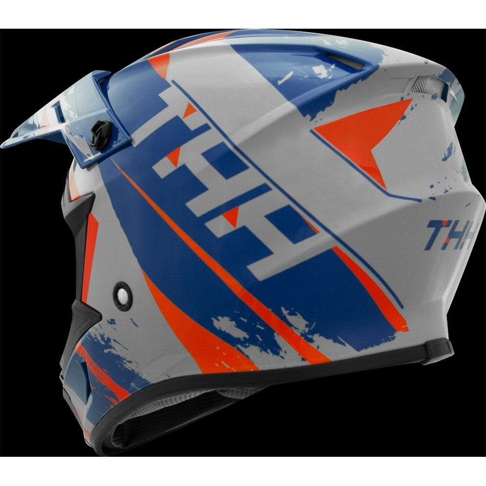 THH T710X YOUTH RAGE MATT BLU/ORG (MD) [ONC01] #