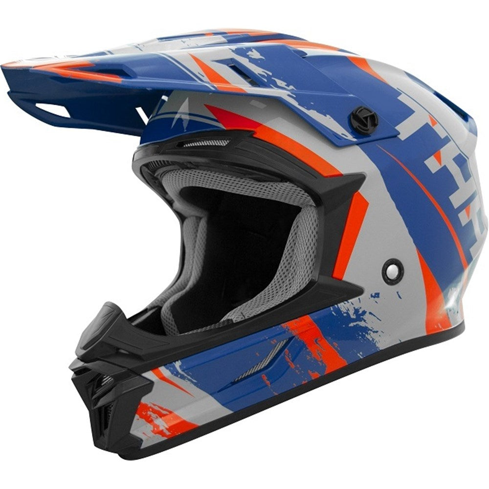 THH T710X YOUTH RAGE MATT BLU/ORG (LG) [ONC01] #