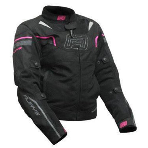 #RJAYS SWIFT II JKT LADIES BLK/PNK (LG)