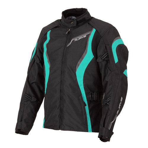 RJAYS ATHENA JKT BLK/AQUA LADIES (8)