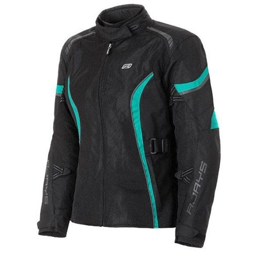 RJAYS ATHENA AIR JKT BLK/AQUA LADIES (8)