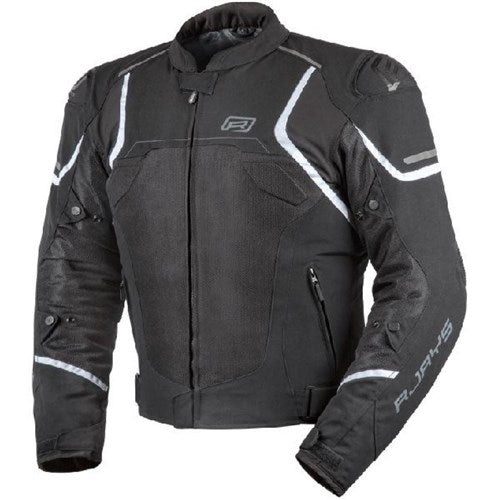 RJAYS PACE AIRFLOW JKT BLK/WHT (XS)