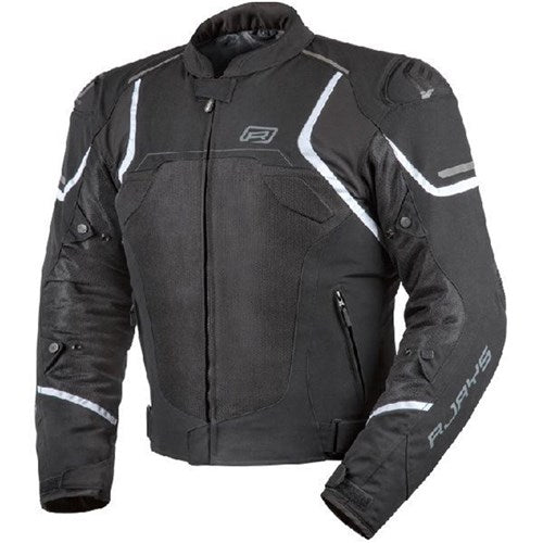 RJAYS PACE AIRFLOW JKT BLK/WHT (4XL)