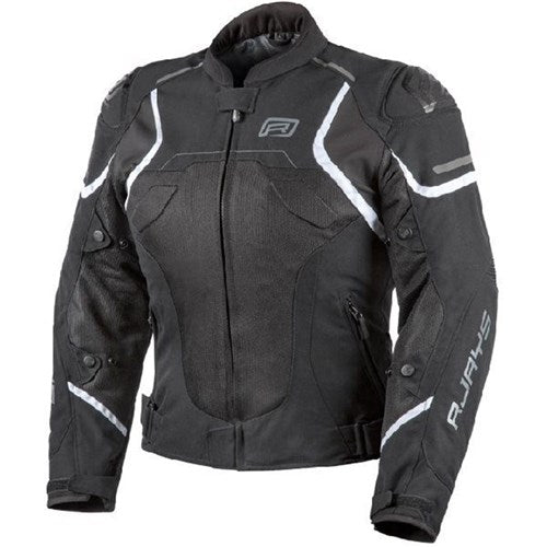 RJAYS PACE AIRFLOW JKT LADIES BLK/WHT (08)