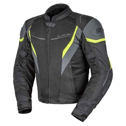 RJAYS SWIFT III JKT BLK/GRY/FLURO YEL (XS)