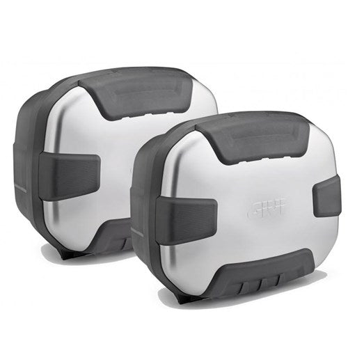 #GIVI TREKKER II 35L PANNIERS SILVER (PAIR) MONOKEY