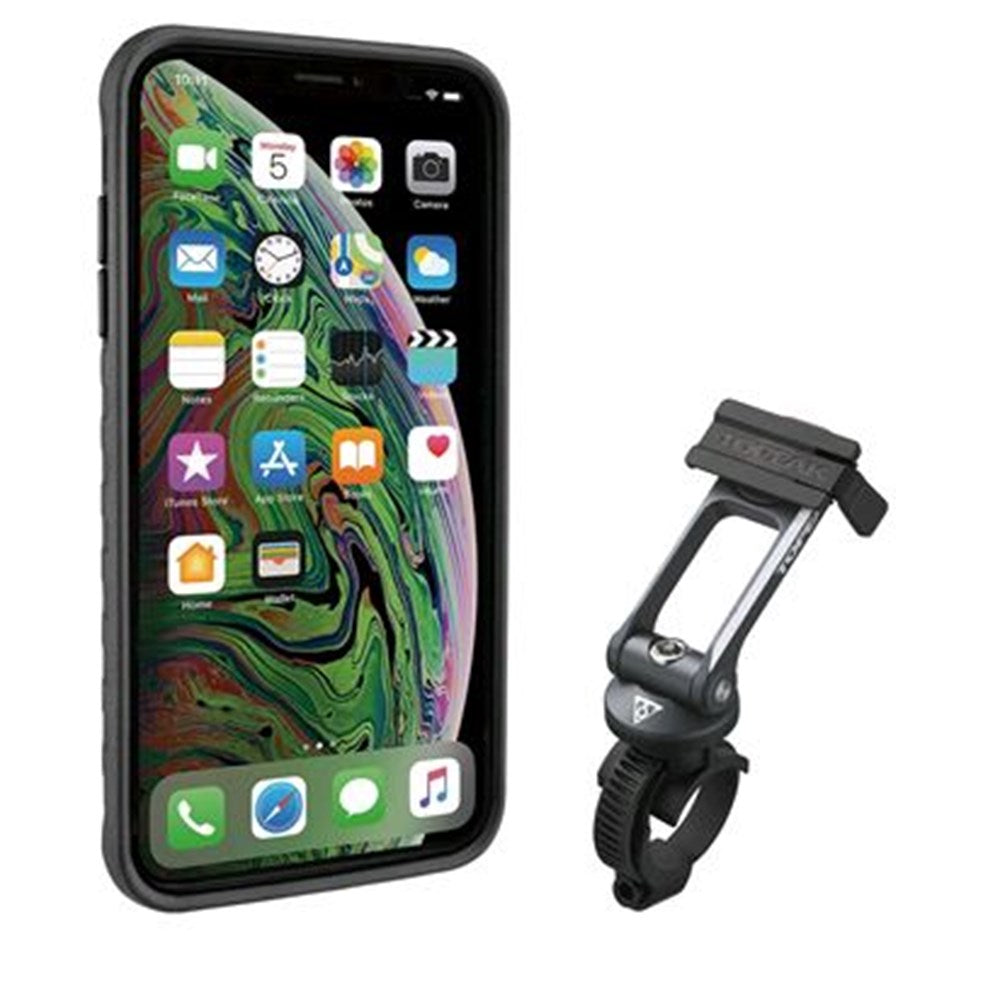 TOPEAK RIDECASE WITH MOUNT FOR IPHONE XS MAX BLACK/GREY #