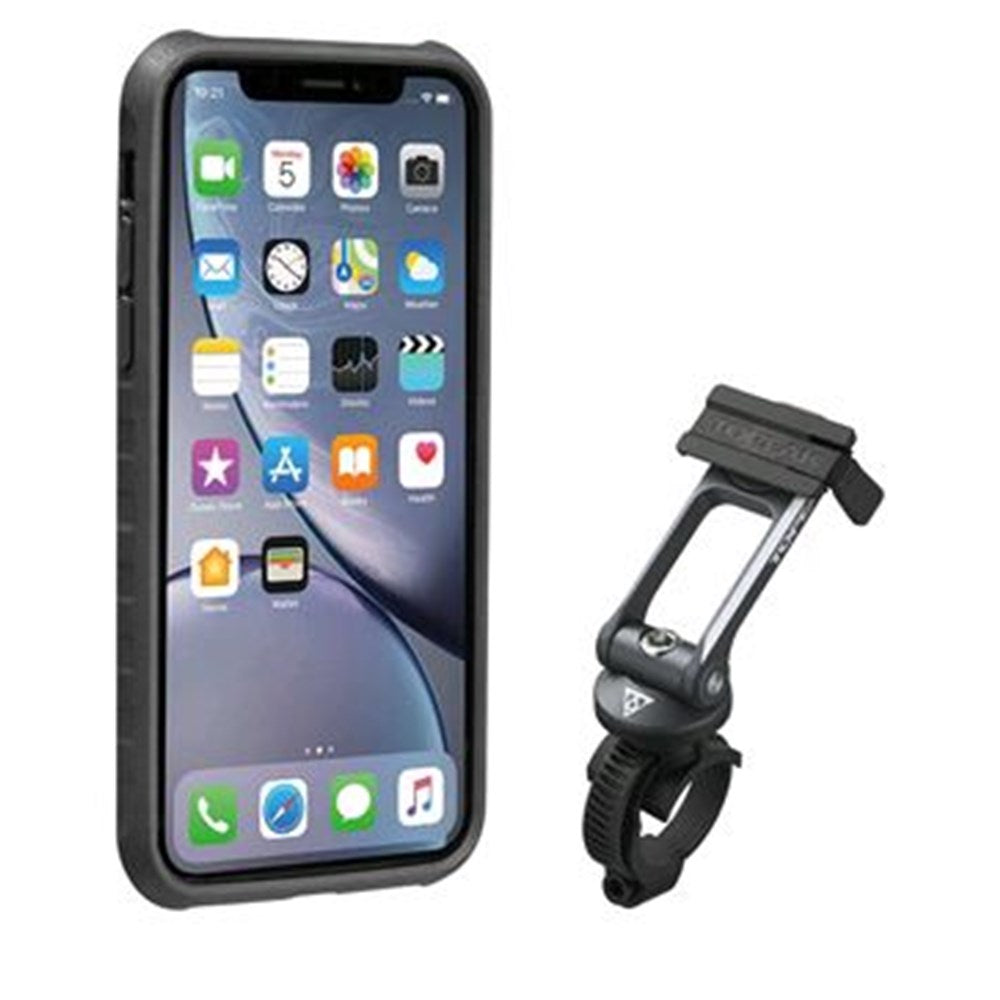 TOPEAK RIDECASE WITH MOUNT FOR IPHONE XR BLACK/GREY #