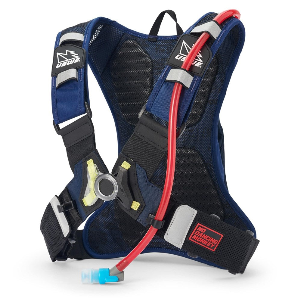 USWE RAW 3L DIRT BIKING HYDRATION PACK FACTORY BLU (MOTO HYDRO) [SPC01]