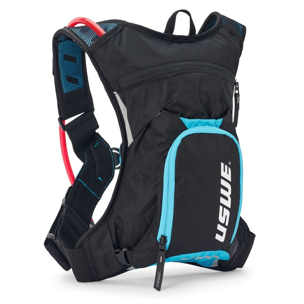 USWE HYDRO 3L MTB HYDRATION PACK BLK/HORIZON BLU [ONC01] #