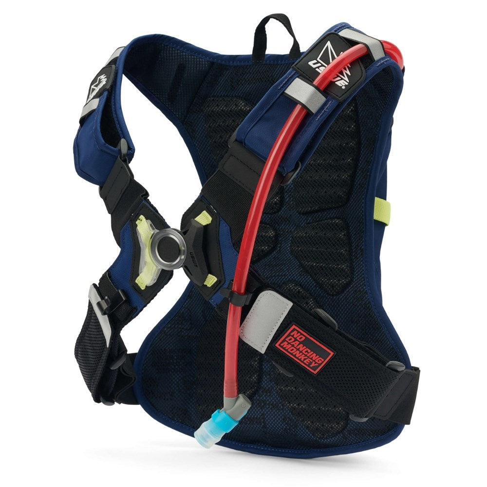 USWE RAW 4L DIRT BIKING HYDRATION PACK FACTORY BLU (MOTO HYDRO) [SPC01]