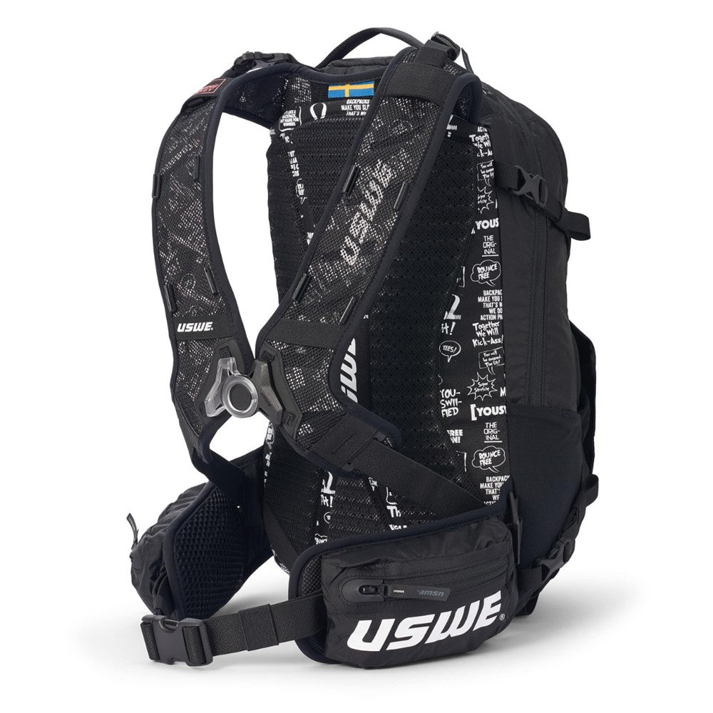 USWE SHRED 16L MTB DAYPACK CARBON BLK [ONC01] #