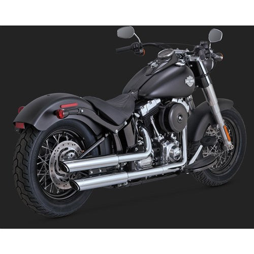 #V&H TWIN SLASH 3IN SLIP-ON SOFTAIL 07-17 FLS/FLSTN (WILL BECOME V16341)