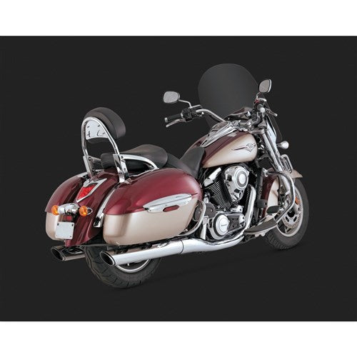 V&H TWIN SLASH SLIP-ONS KAW VULCAN 1700 NOMAD/VOYAGER/VAQUARO 09-13