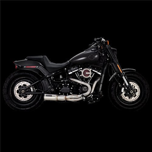 #V&H HI-OUTPUT 2-1 STAINLESS STEEL SOFTAIL 18-21 (FITS FXFB/FXBB/FLSL/FLDE/FXLR) (WILL BECOME V27331)