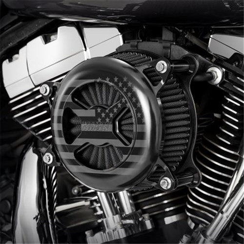 V&H VO2 X AIR INTAKE BLACK AMERICA SOFTAIL/TOURING 18-22