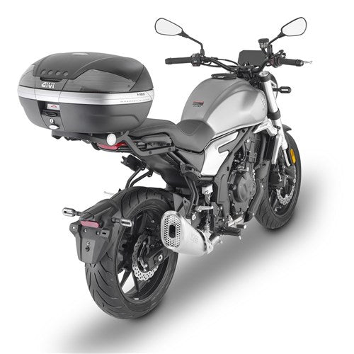 #GIVI MONOKEY TOPCASE 46L TECH BLACK/CLEAR