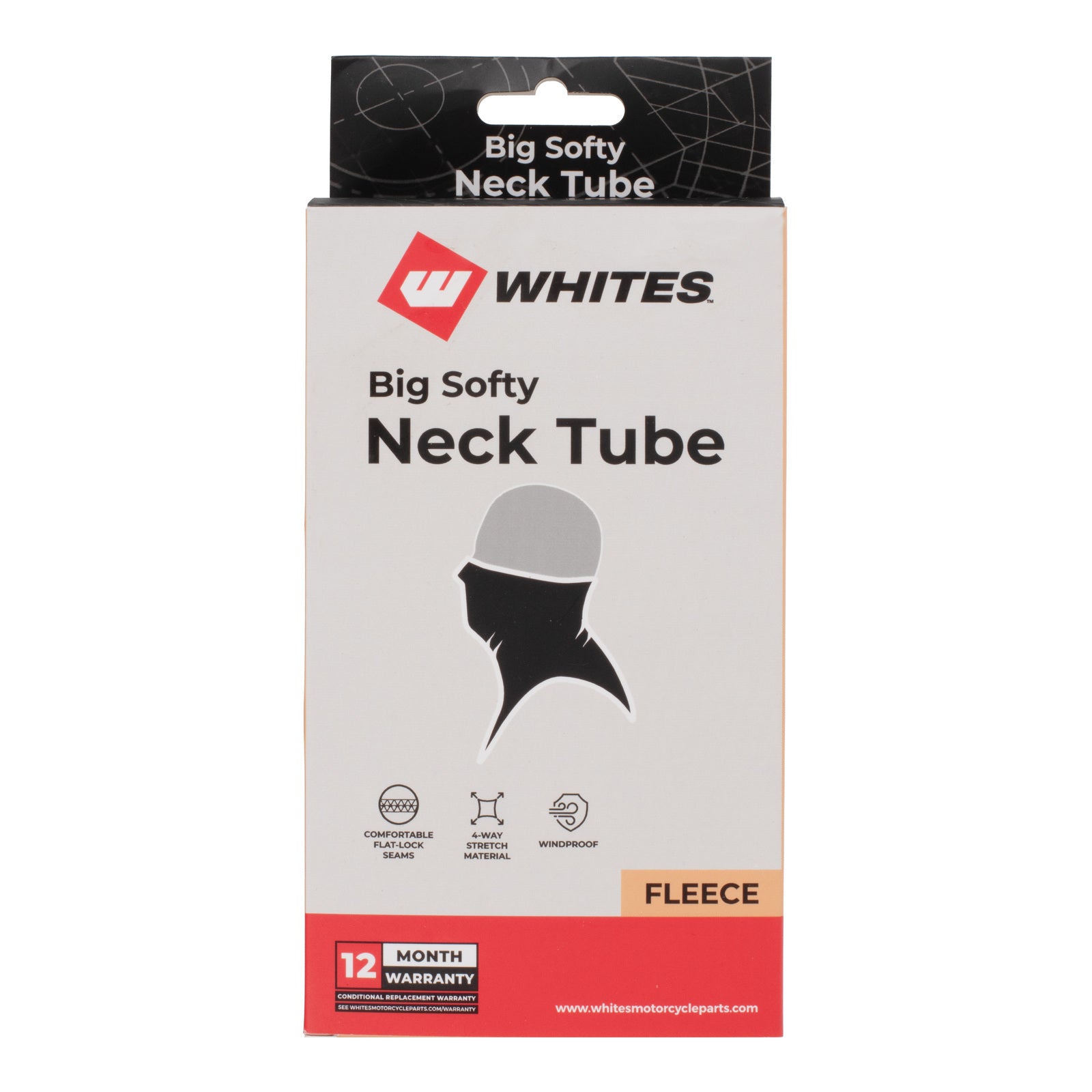 Whites Microfibre Neck Tube - Black