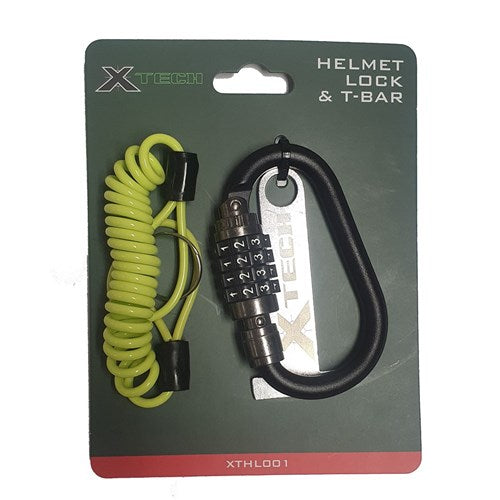 XTECH COMBINATION HELMET LOCK AND T-BAR