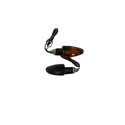 XTECH INDICATOR X-6 BLACK AMBER LENS (BULB)