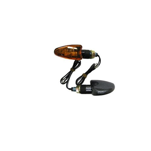 XTECH INDICATOR X-6 CARBON AMBER LENS (BULB)