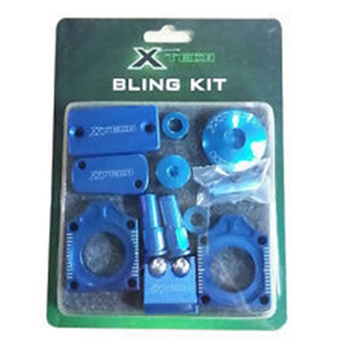 X TECH BLING KIT KAWASAKI KX250F 11-14 BLUE